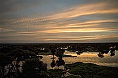 Tonle Sap - Prek Toal floating village - sunset on the marshland